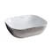 Whitehaus Rctnglr Above Mount Basin W/ An Embossed Exterior, Interior, And Center WH71302-F21 - alternate 1